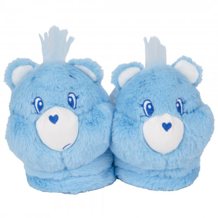 Care Bears Grumpy Bear 3D Plush Face Women's Slippers